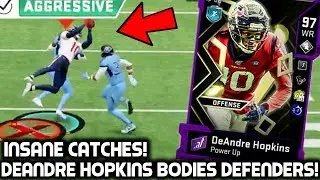 DEANDRE HOPKINS CATCHES EVERYTHING OVER DEFENDERS!  MUST SEE CATCHES! Madden 20 Ultimate Team