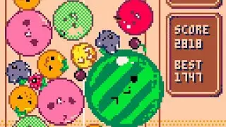 SUIKA DANS UN MIXEUR ! Suika Game Demake (Pico-8 - 2023)