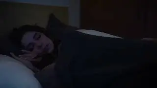 Man sheltering his sleeping girlfriend | Stock Footage Video | Royalty Free