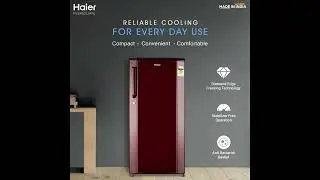 Haier 165L Direct Cool Single Door Refrigerator HED-171RS-P Review | Game Changer in the Kitchen