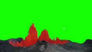 Green screen Volcano  [FREE]