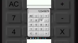 Working Calculator using Html CSS and JavaScript 