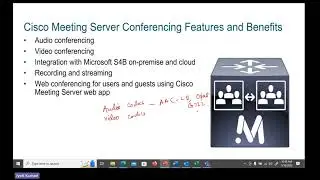 Cisco Conferencing architecture and CMS components