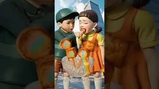 Squid Game AI Korean Ice Cream ASMR 