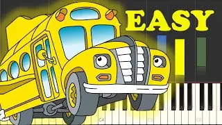 Magic School Bus Theme Song On Piano EASY