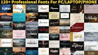 120+ Professional Fonts Download In TTF And OTF Files |Sheri SK| Fonts In Zip