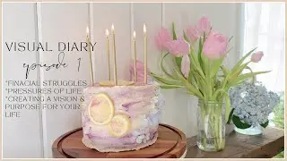 Baking Blueberry Lemon Cake | Thoughts on the New Year + Pressures of life