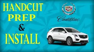 How to Hand Cut, Prep, and Install Window Tint - Tint Tutorial - Cadillac XT5