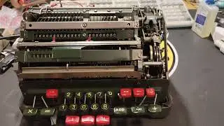 dividing by zero on a vintage mechanical calculator (Facit ESA-0)