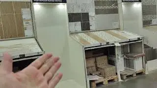 Ассортимент настенной плитки в Лемана Про