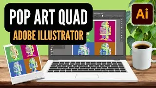 How to make a Pop Art Selfie in ILLUSTRATOR | Easy Beginner Adobe Tutorial