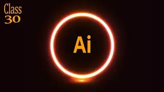 How to make Neon Light Effects in Adobe illustrator CC 2022 - Class 30