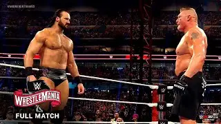 FULL MATCH - Brock Lesnar vs. Drew Mcintyre – WWE Title Match: Wrestlemania 36