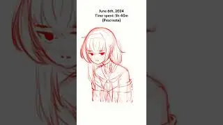 Kozeki Ui from Blue Archive Fan art #bluearchive #anime #art #illustration #drawing #ブルアカ #shorts