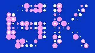 Dynamic type exploration_ Looming dots type animation_Kinetic typography_After Effects