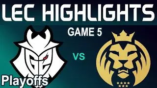 G2 vs MDK Highlights  Game 5 | LEC Playoffs Season Finals 2024 | G2 Esports vs MAD Lions K by Onivia