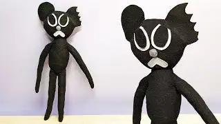🔥 CARTOON MOUSE Plush TOY DIY. Trevor Henderson Creatures. How To Make Doll SCP - Handmade Monster