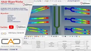 Introduction to Modal/Frequency Analysis using HyperMesh | HyperMesh Tutorials