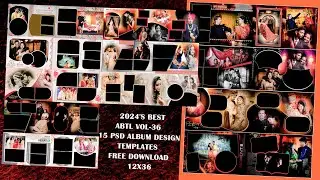free psd file download 12x36 album design psd 2024 frepsd360 file free download | BEST VOL-36