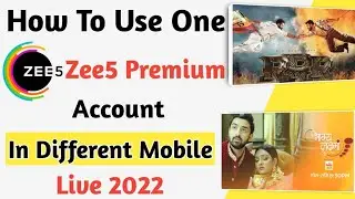 How To Use Friends & Family Zee 5 Premium Account In Your Mobile 2023 Live ll 1 Account In 3 Devices