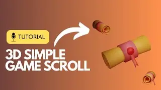 How to Create A Simple Scroll In Blender 3.4 Tutorial New!
