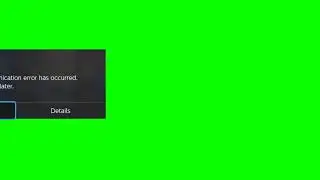 A SERVER COMMUNICATION ERROR HAS OCCURRED! Nintendo Switch animations on green screen  