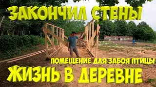 Каркас почти готов. [Жизнь в деревне]