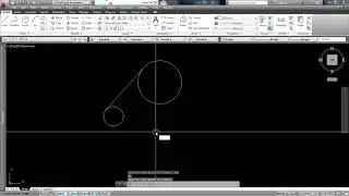 Autocad Basic Tutorial: How to draw a line tangent to two circles