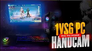 🎯 FREE FIRE PC GAMEPLAY || FREE FIRE HANDCAM PC || PC PLAYERS CHALLENGE ME 😨1 VS 6 PC 💻 ALI YT.