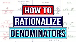 How to rationalize a denominator with radicals - Rationalizing fractions with radicals by Mospor