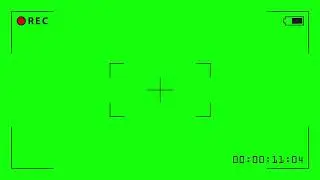 Video Camera Recording Copyright Free  Green Screen Effect Loop [NCVHD]