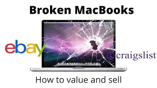 How much money is a broken MacBook worth? Sell on eBay, Craigslist, Gumtree, you'll be surprised!