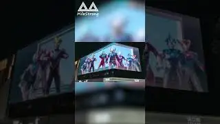 Outdoor Naked Eye 3D LED Display Screen for Advertising