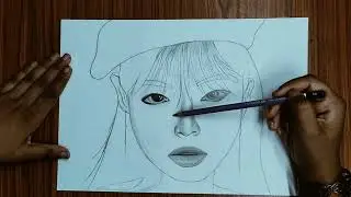 how to draw Jennie | easy tutorial to draw BLACKPINK Jennie | Learn with Ritu and sai