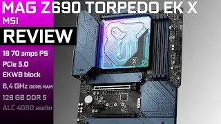 The MAG Z690 Torpedo EK X: EKWB is turning MSI motherboards into gaming GOLD!