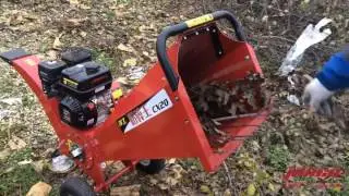 Cp20 plus  Mobile chipper, working in a hobby orchard