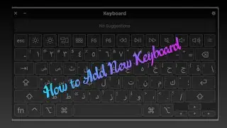 How to add new Keyboard on Mac Arabic, Urdu, Persian and others
