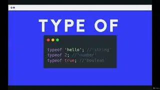 How to Model Data Efficiency: typeof operator --The Modern JavaScript Bootcamp