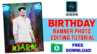 BIRTHDAY BANNER DESIGN || BGK HR CREATIONS