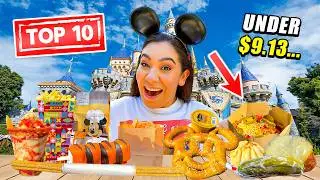 🤩 (TOP 10!) BEST Disneyland Foods For Less Than $9.13… | SNACKS EDITION