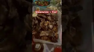Ужин с семьей! Шашлыки Уха 