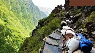 life in the most hard to reach village in mountains far from the roads and civilization