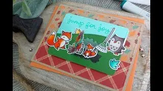 Lift-the-Flap Fall | Copic Coloring | Lawn Fawn