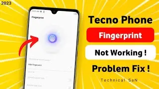 Tecno Fingerprint Sensor Not Working | Tecno fingerprint option not showing in settings Problem