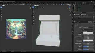 How to make an arcade machine in Blender Part 3