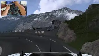 Navigating the curves of Swiss Mountains| Mercedes Truck |4k #alphagamers #eurotrucksimulator2