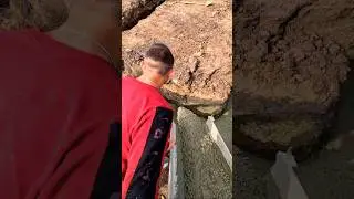 Заливка бетонной подушки. Pouring a concrete pad
