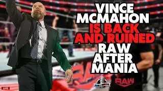 WWE Raw 4/3/23 Review | Vince McMahon RUINS Raw After Wrestlemania, ONE OF THE WORST RAW'S EVER