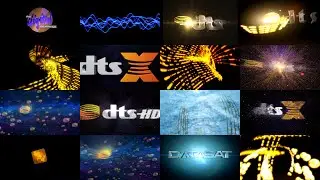 Every DTS Logo Trailer at the same time [2160p 4K]