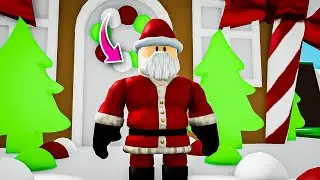 Санта Клаус пришел в Брукхейвен РП Роблокс. Стал Дедом Морозом в Brookhaven RP Roblox